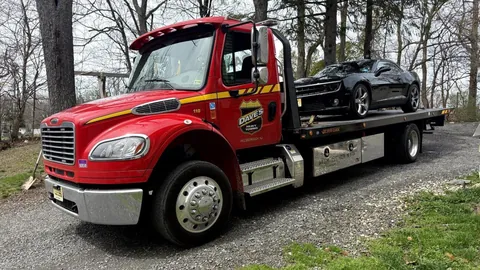 Dave's rollback carrying a car