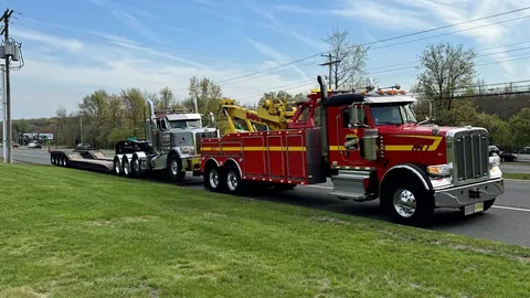 Dave's wrecker in the field